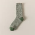 thumbnail image 1 of Gapacks Men's Cotton Crew Socks - Army Green, 5 Pack, One Size Fits All, Breathable, Comfortable, Durable, Value Pack for Daily Use & Travel, 1 of 3