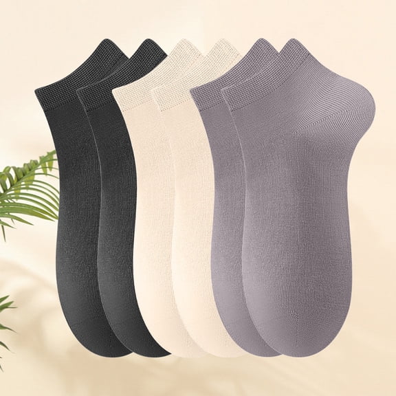 Gapacks Men's Cotton Low-Cut Socks, Multicolor, Free Size - 6 Pairs Value Pack, Breathable Soft for Daily Wear & Casual Outfits, Fits Most Adults