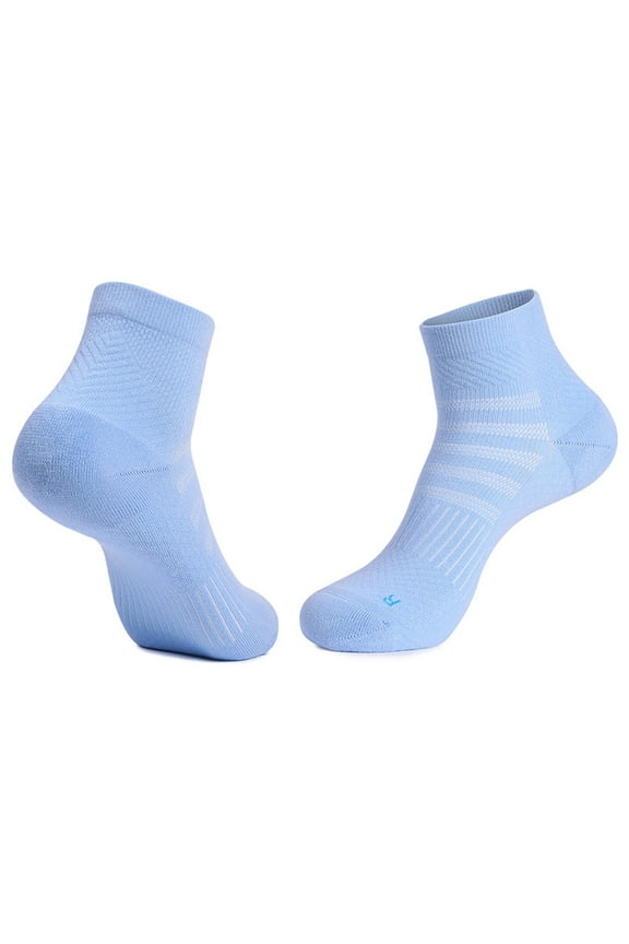 Men's Everyday Casual Socks - Sky Blue, One Size Fits Most - Nylon Spandex, Soft Stretchy, Breathable, Durable for Sneakers & Daily Wear
