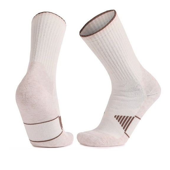 Gapacks Men's White Nylon Socks - One Size Fits Most, Durable & Comfortable for Daily Wear, Work, School - Everyday Use Socks