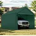 thumbnail image 1 of Gaptain W10xL20Ft Heavy Duty Steel Carport Portable Garage with Removable Sidewalls and Windows, Waterproof&Anti-Sunburn&Adjustable Height, 1 of 8