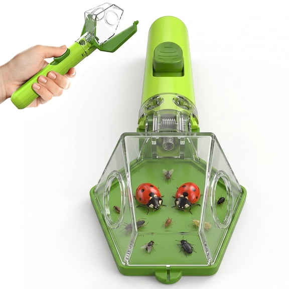 Gaqring Bug Catcher for Kids, 6X Magnifier Insect Trap Kit Educational Exploration Tool, Indoor Outdoor Christmas Birthday Gift Toys for Boys Girls