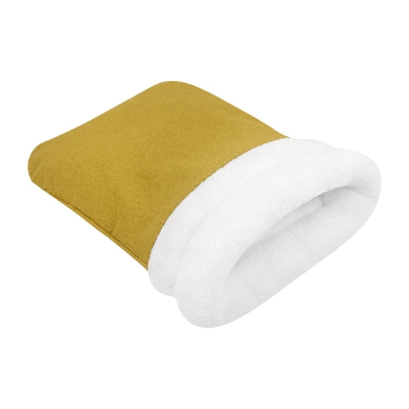 Gaqring Deep Sleep Dog Kennel, Semi-Enclosed Pet House Sleeping Bag, Winter Thick Warm Pet Supplies for Small Dogs Cats