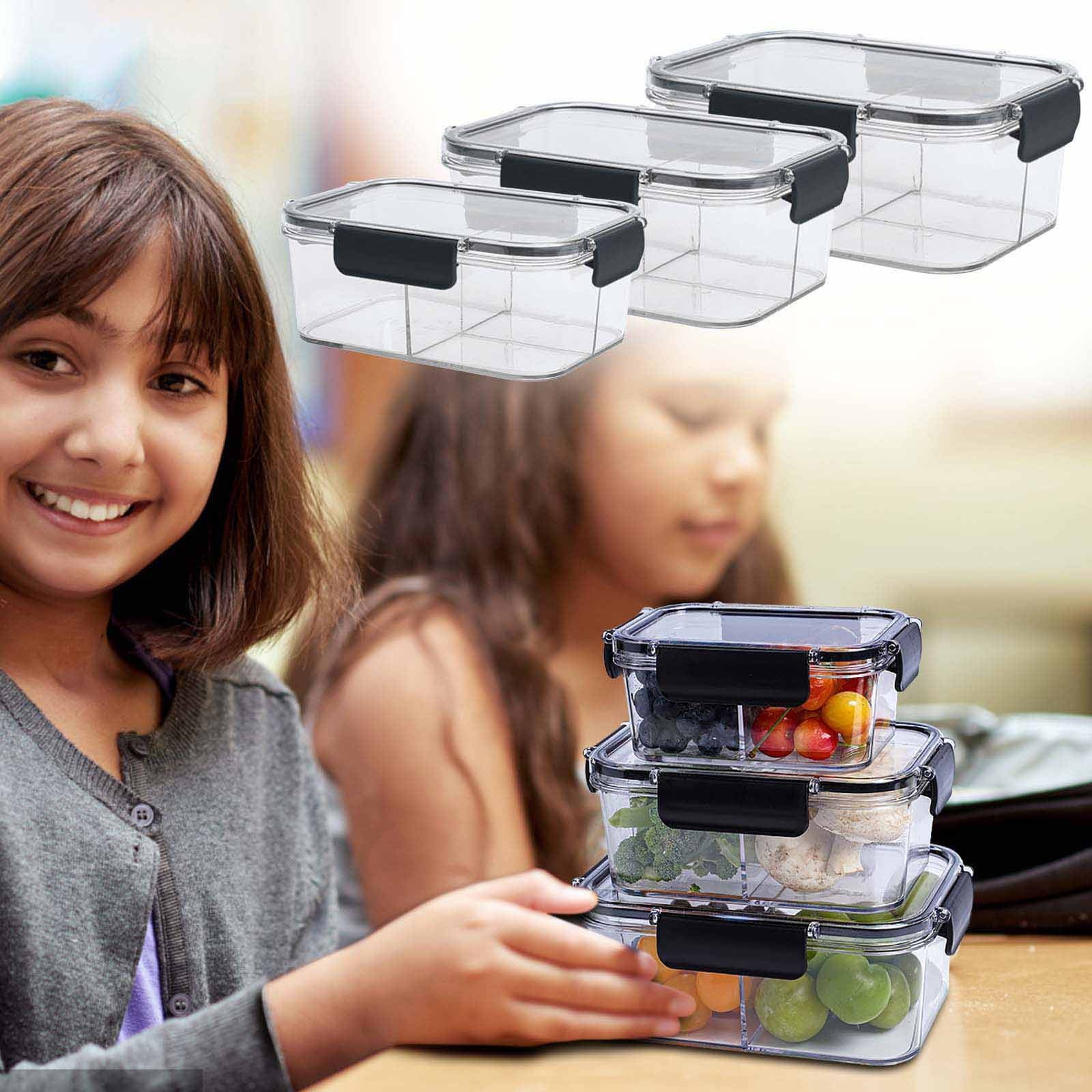 Lille Home - Lonchera Bento De Acero Inoxidable A Prueba De Fugas,  Contenedor De Alimentos De Metal, image size:1600x1600