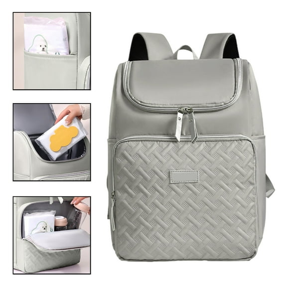 Gaqring Large Capacity Insulated Backpack Cooler, Thermal Insulation Lunch Bag for Mom and Baby Supplies, Multi-Pocket Picnic Travel Backpack for Commuting Outdoor Activities