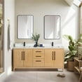 thumbnail image 1 of Gara 72" Double Bath Vanity in Washed Ash Grey with White Grain Composite Stone, 1 of 16