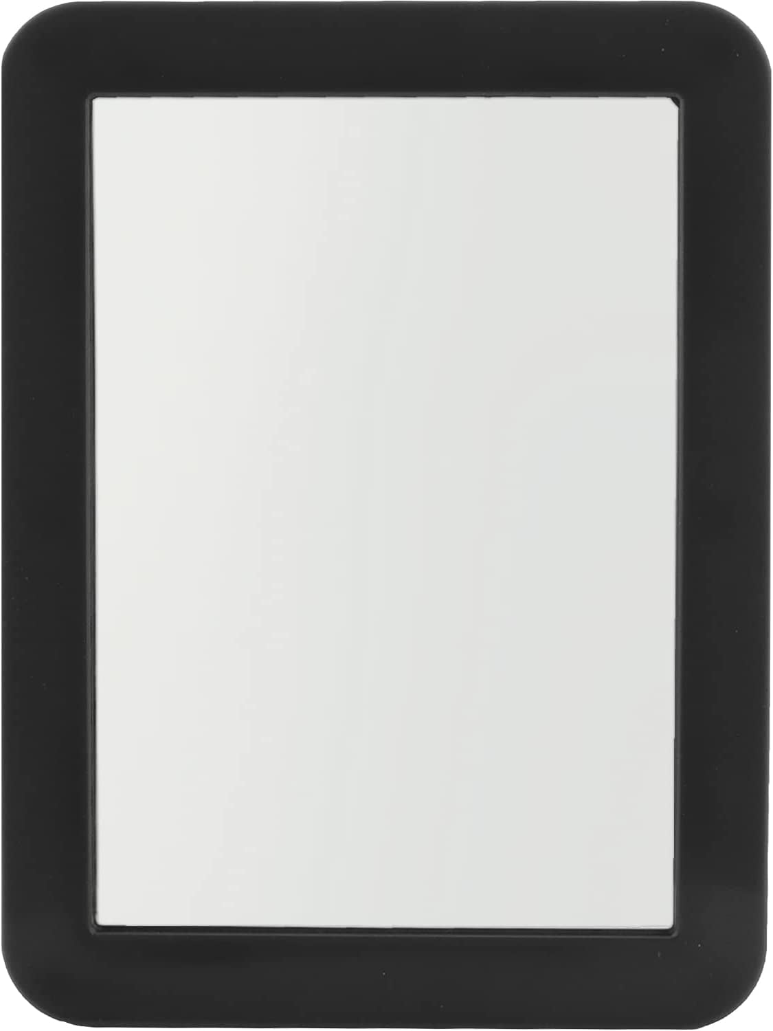 Gara Black Easy to Mount Selfie Mirror for Work, School, Gym Lockers 1 Pack