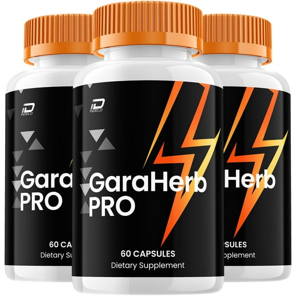 GaraHerb Pro Keto Capsules – Gara Herb Pro Advanced Formula, Maximum Strength, 3 Pack, 180 Capsules