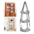 thumbnail image 1 of Garage Ball Storage Rack, Ball Holder - Wall Mount Ball Rack, Vertical Ball Storage Rack, Vertical Basketball Racks Balls for Basketball, Soccer, Volleyball, Football, Helmet, Doll, Bag, Gym, House, 1 of 4