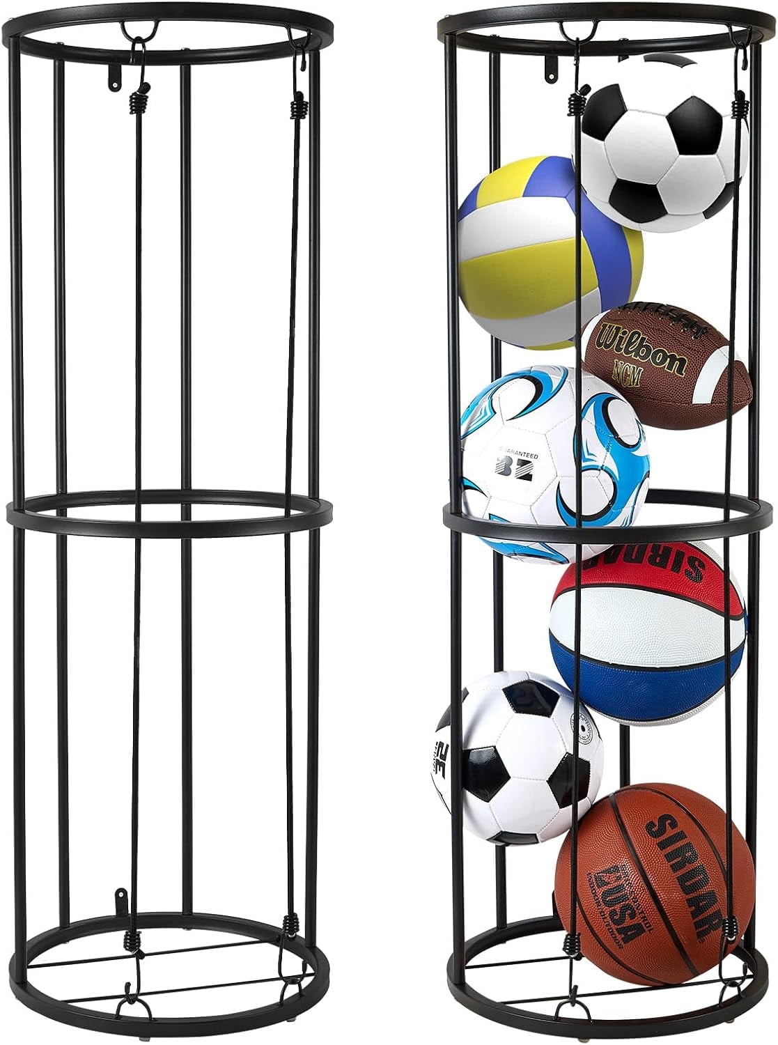 GERUI Lot De 12 Supports De Ballon Stable Pour Football Basketball Volley Softball - Présentoir Maison