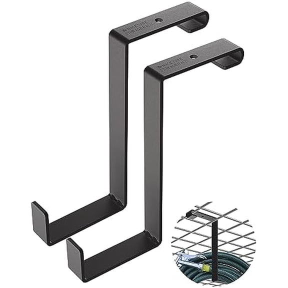 Garage Ceiling Hook - Steel, 100% Steel, 2 Pack, Z Style, 2 inches, 8 inches, 4 inches, 35 pounds, Ceiling, Rack, S Hooks, Garage Storage and Organization