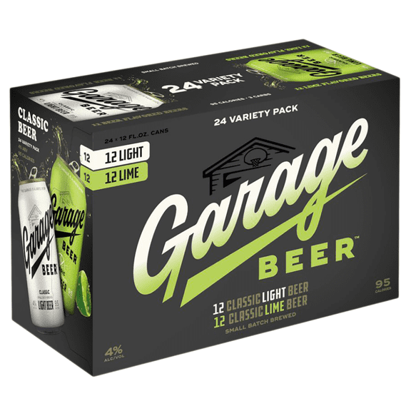 Garage Beer Variety Pack 24 12 fl oz Cans, 4% ABV