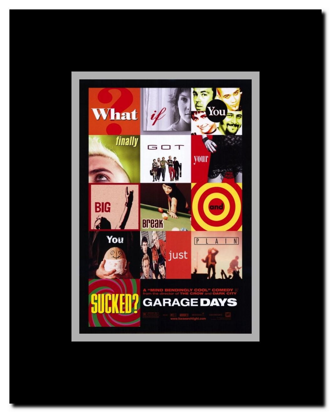 Garage Days Framed Movie Poster