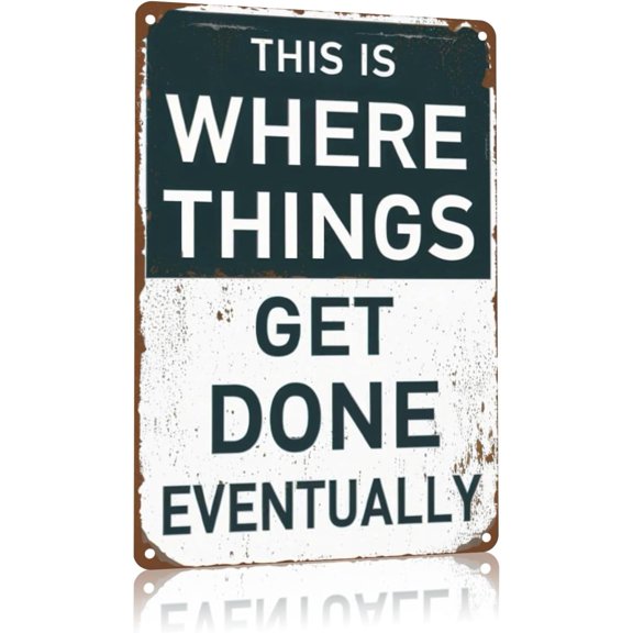 Garage Decor Gifts for Men,Vintage Funny Metal Man Cave Signs,Decorations Accessories Must Haves for Home,Bedroom,Wall,Basement,8x12 Inches