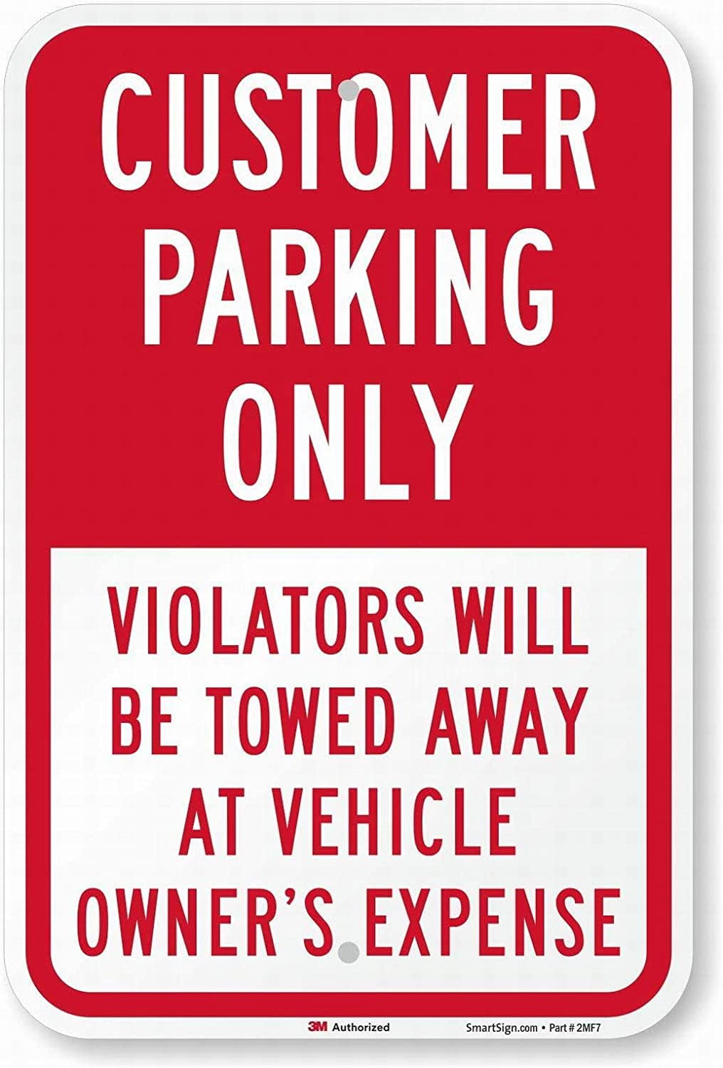 Garage Decor Sign Customer Parking Only-Violators Towed Away Safety Sign Caution Warning Sign Tin Metal Decor Sign 8x12