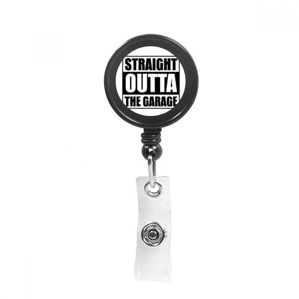 Garage Direct Car Driving Retractable Keychain Badge Holder ID Badge