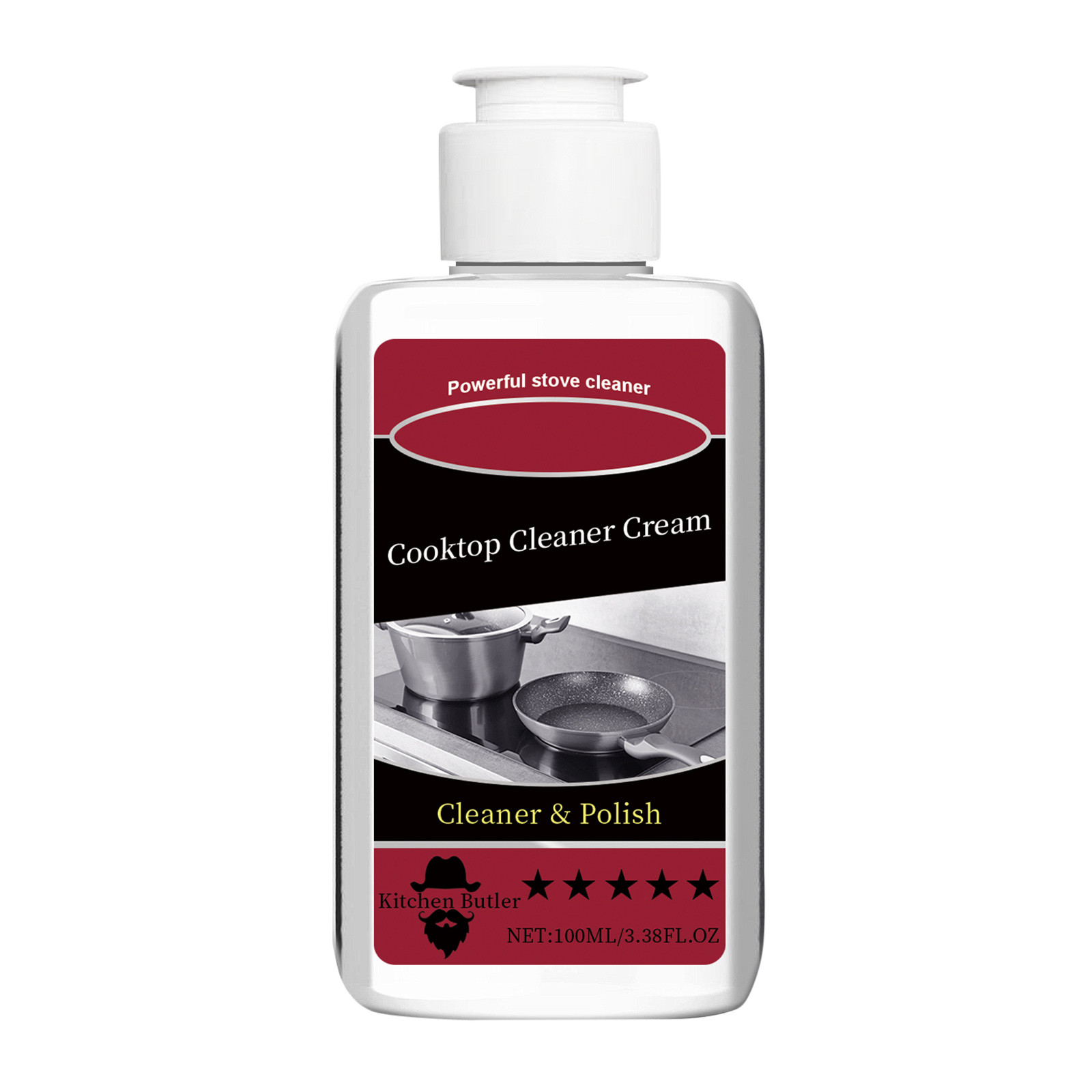 Garage Disposable Glass Stove Daily Cleaning Agent Glass Induction