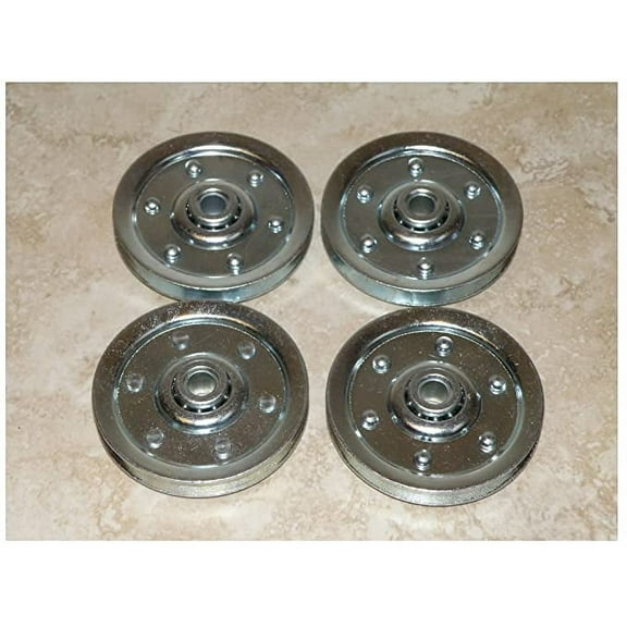 Garage Door 3" Sheave Pulleys (4 pack) - Extension Spring Pulley Wheel NEW!