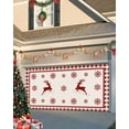 thumbnail image 1 of Garage Door Banner Cover 6 x 13 ft, Christmas Red Snowflake and Elk Christmas Garage Door Decorations Holiday Christmas Backdrop Decor for Winter New Year Xmas Party, 1 of 6