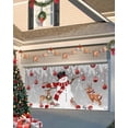 thumbnail image 1 of Garage Door Banner Cover 7 x 16 ft, Christmas Snowman Red Christmas Balls Pine Leaves Gray Christmas Garage Door Decorations Holiday Christmas Backdrop Decor for Winter New Year Xmas Party, 1 of 6