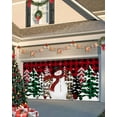 thumbnail image 1 of Garage Door Banner Cover 7 x 16 ft, Merry Christmas Snowman Xmas Tree Black Red Buffalo Plaid Christmas Garage Door Decorations Holiday Christmas Backdrop Decor for Winter New Year Xmas Party, 1 of 6