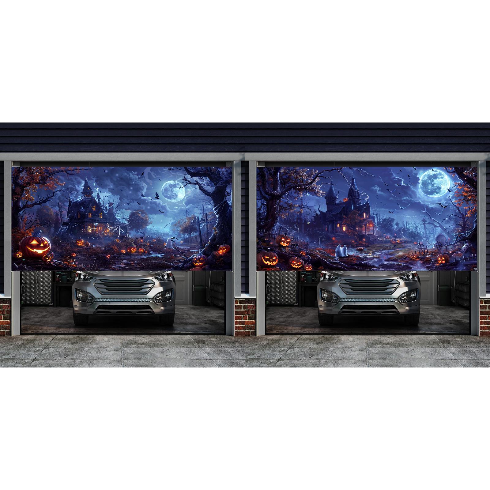 Garage Door Banner Large Hanging Door Cover Garage Wall Decorations For