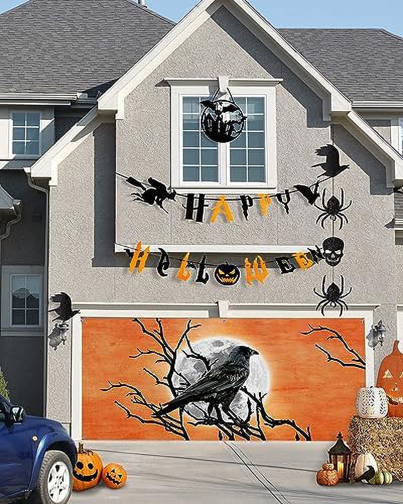 Garage Door Banner USA Flag Patriotic Soldier Sunrise Garage Door Cover