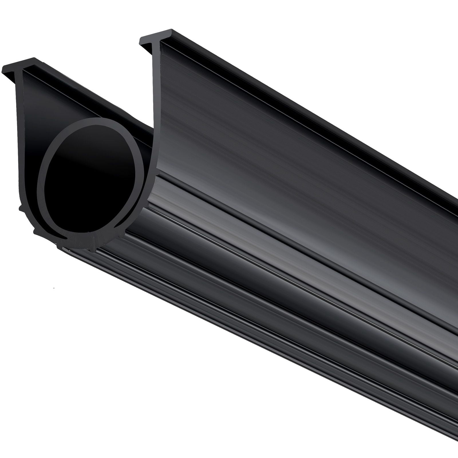 Garage Door Bottom Seal 16ft U-Shaped + O-Ring Design 7-Layer Insulation Weatherproof Rubber