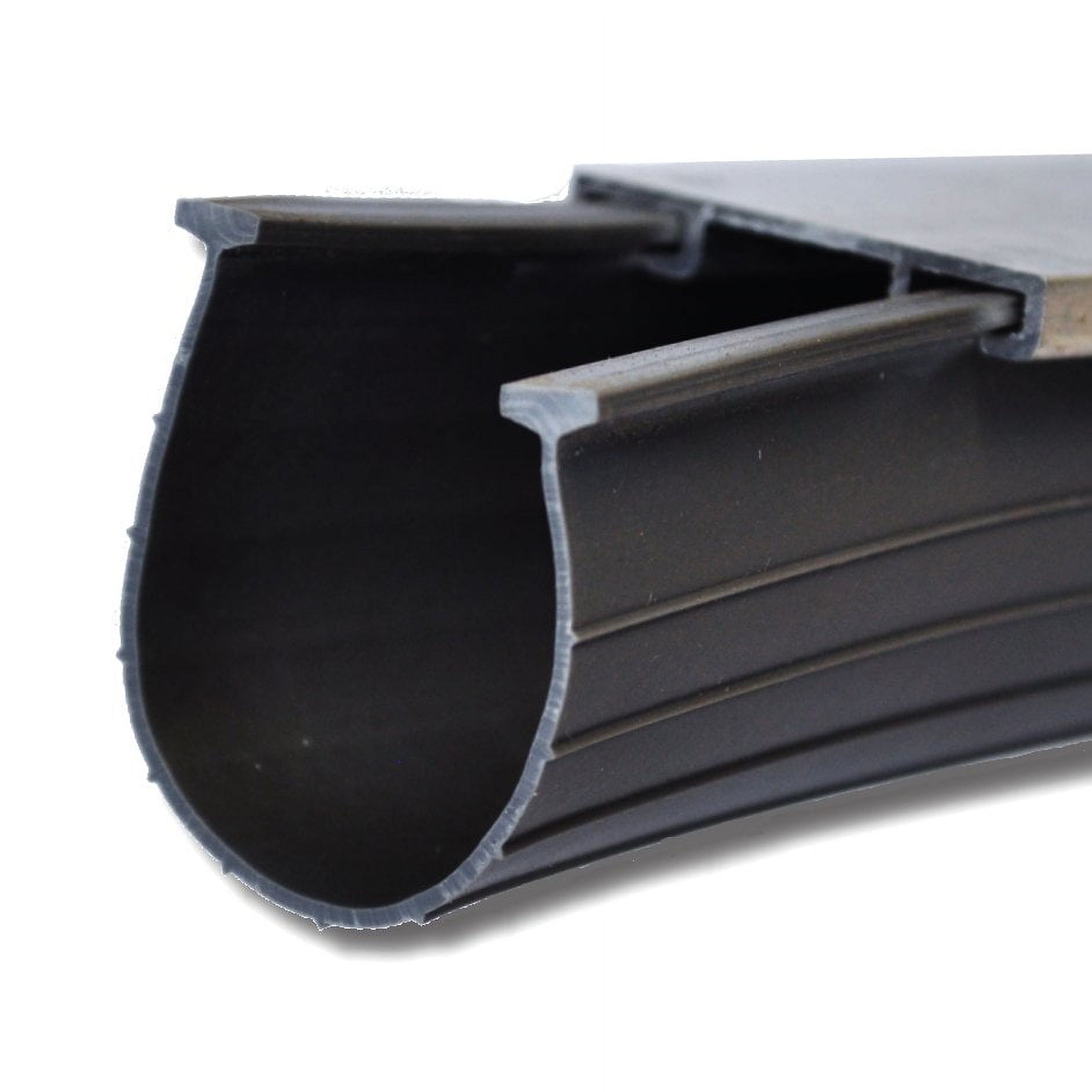 Garage Door Bottom Seal Rubber 1/2" T End 10'