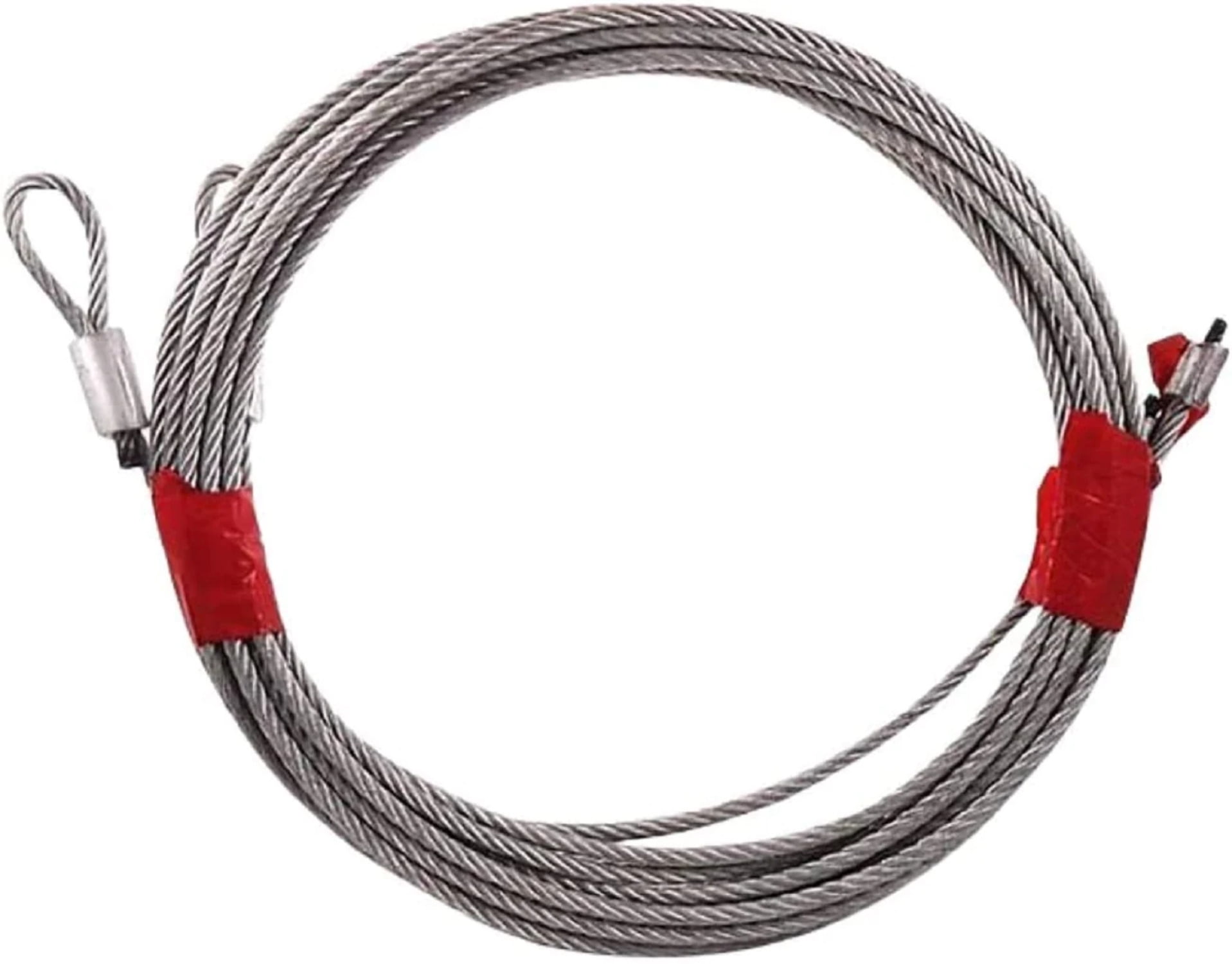 Garage Door Cable Assembly Pair For High Torsion Spring for 7' Feet