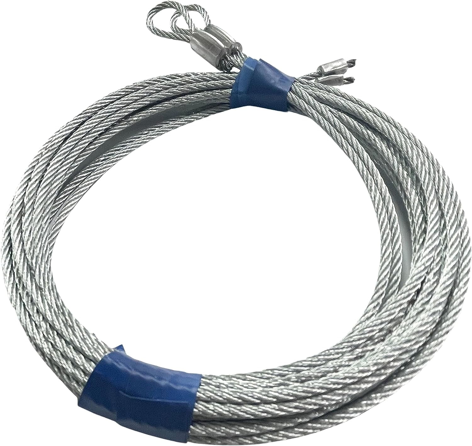 Garage Door Cable Pair Assembly Pair For 8' High Garage Door Torsion