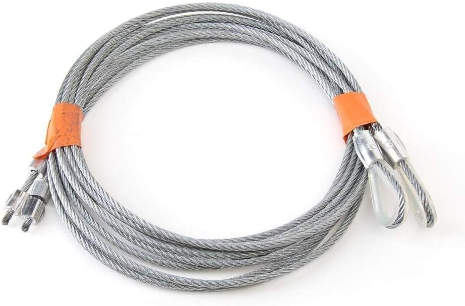 Garage Door Cable Replacement Kit - 7 Foot High Torsion Spring Cables ...