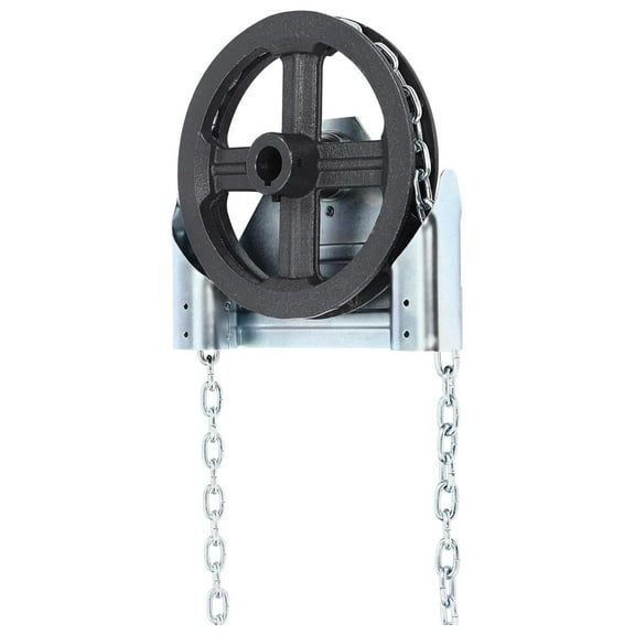 Garage Door Chain Hoist-1:1 Reduced Drive, Direct Drive Heavy Duty Chain Hoist for Roll Up Doors and Jackshaft Garage Door Openers, 330 Lbs Load Capacity