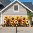 thumbnail image 1 of Garage Door Cover Banner 7 x 16 FT, Garage Door Curtains Backdrop with Grommets for Indoor Outdoor Wall Party Porch Yard Decorations Background, 1 of 9
