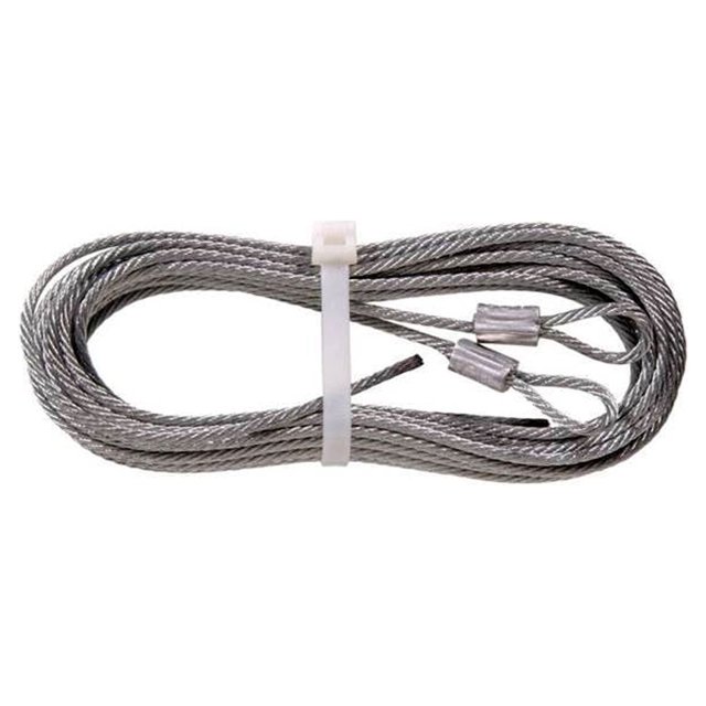 Garage Door EXTENSION Spring Cables 3/32 Inch 12ft 6 Inch w/ Loop ( 7 x 7 )