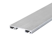 Garage Door Flat Aluminum Bottom Seal Replacement Retainer 1-5/8" W x 12'3" L