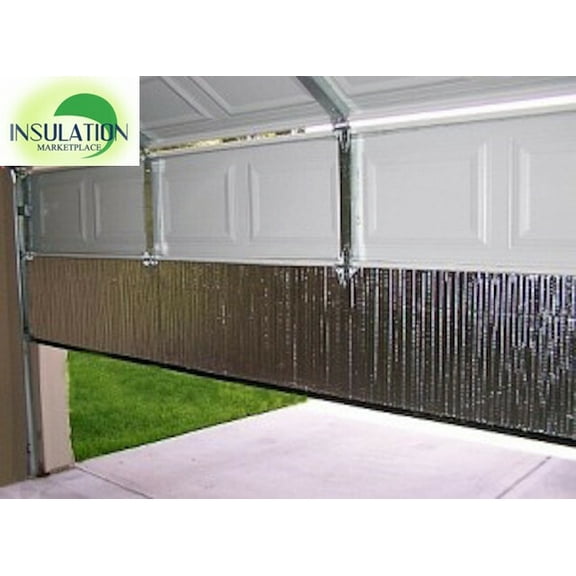 Garage Door Insulation - 21" x 36ft - Foam Core - Pure Aluminum