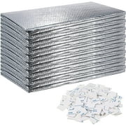 Garage Door Insulation Kit 8 PRE-CUT PCS: REFLECTIVE FOAM Panels 24x48" SHEETS