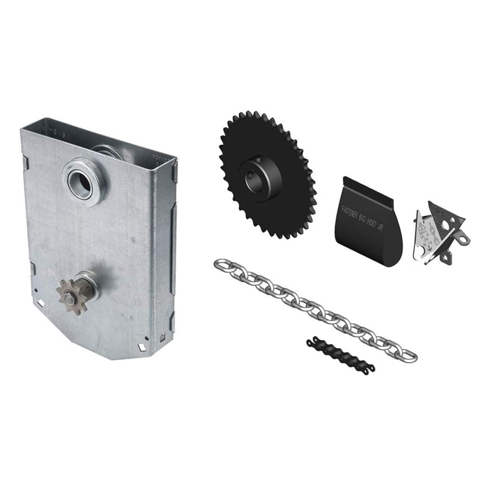 Garage Door J.R. Jackshaft Chain Hoist, 1" Shaft