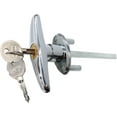 Garage Door Keyed Thandle Lock Kit With 2keys,universal Shed Door Lock