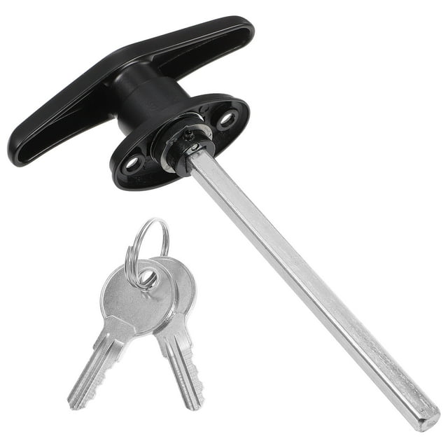 Garage Door Lock Keyed Thandle Hardware Locking Long Shaft Lock