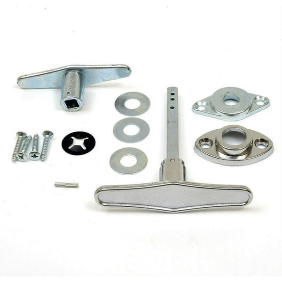 Garage Door Lock T - Handle Assembly (No Keys)