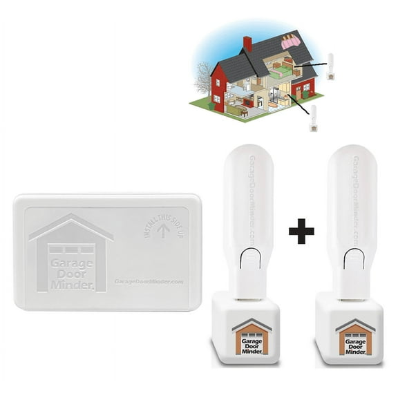 Garage Door Minder™ Combo-Set  Comes with Extra Light Stick Receiver