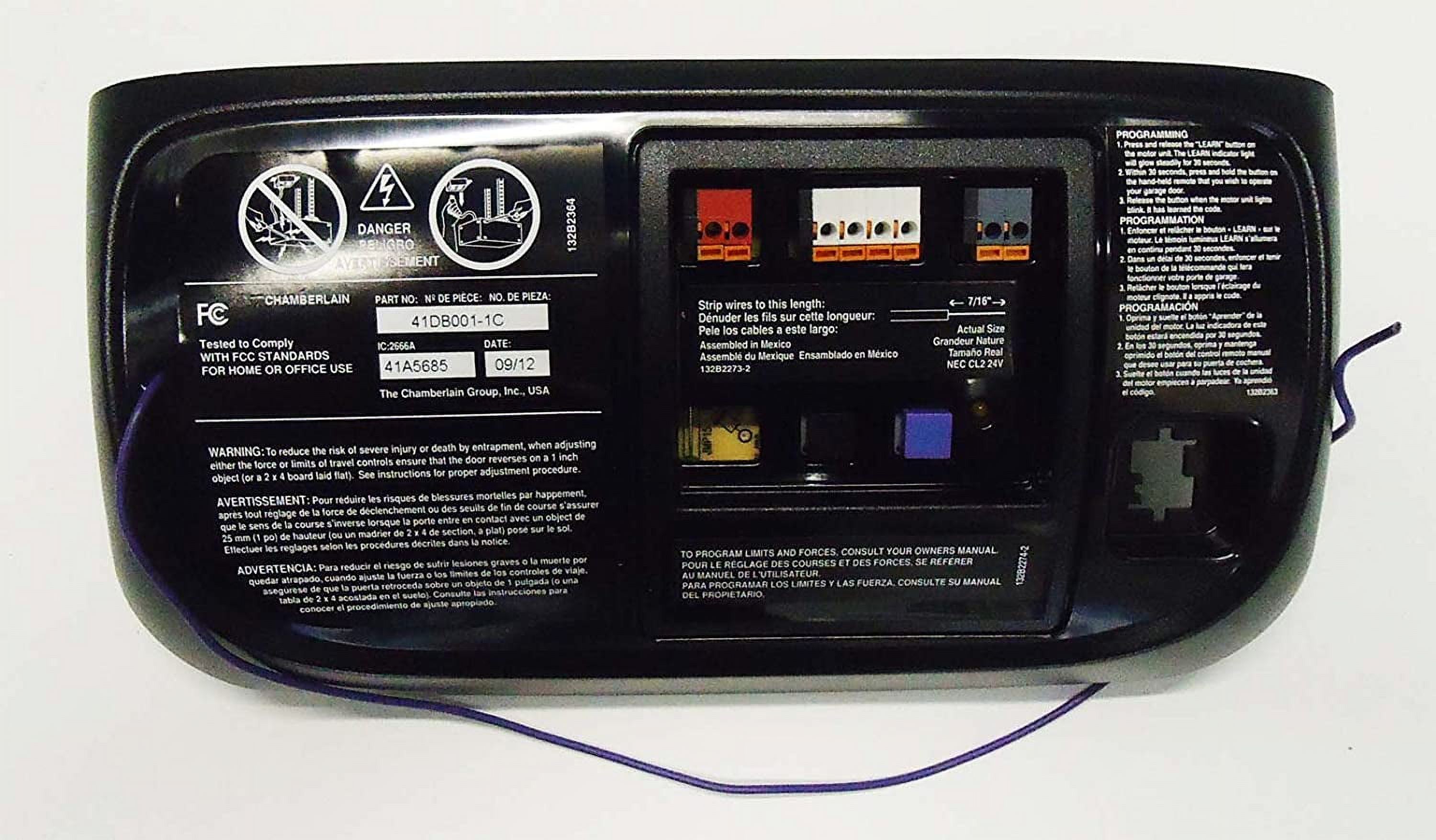 Garage Door Opener 41DB0011C Receiver Logic Board