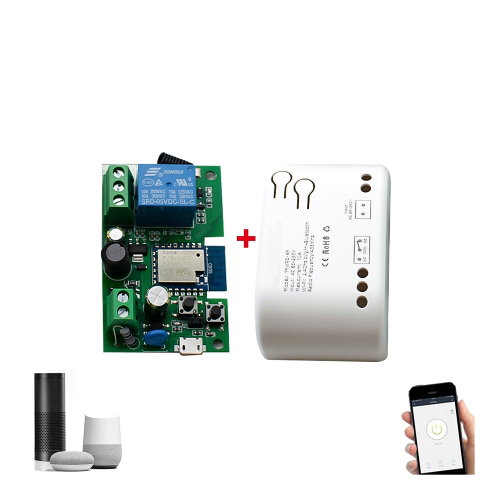 Garage Door Opener Controller Smart Switch On Off Relay Module Gate ...