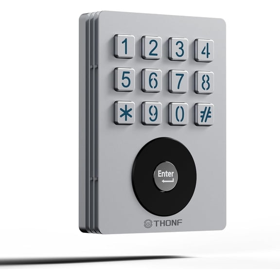 Garage Door Opener Keypad for Craftsman Wayne Dalton Openers Produced, Metal Case Keyless Garage Door Access System (Square)