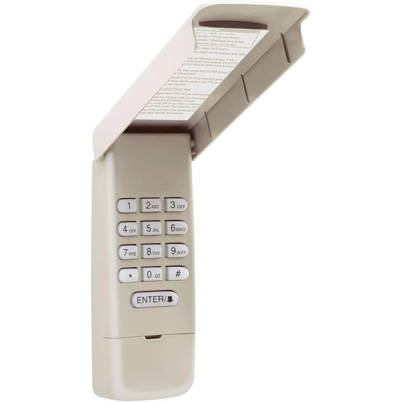 Garage Door Opener Keypad for Overhead Wayne Dalton Lift Master Multicode Multi Code Opener, Keyless Entry Outside Remote, Wireless Keypad