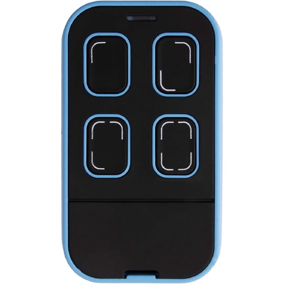 Garage Door Opener Remote Cloner Gate Opener Remote Cloning Homelink Programmable Learning Key Fob 4-Buttons Multi Frequency 280MHZ-868MHZ (1, Blue)