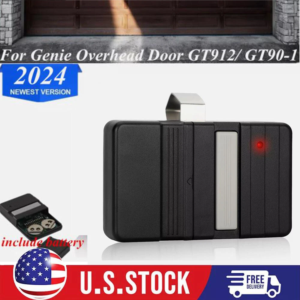 Garage Door Opener Remote For Genie Overhead Door Gt90-1/G220/Mat90/Gt912 Usa