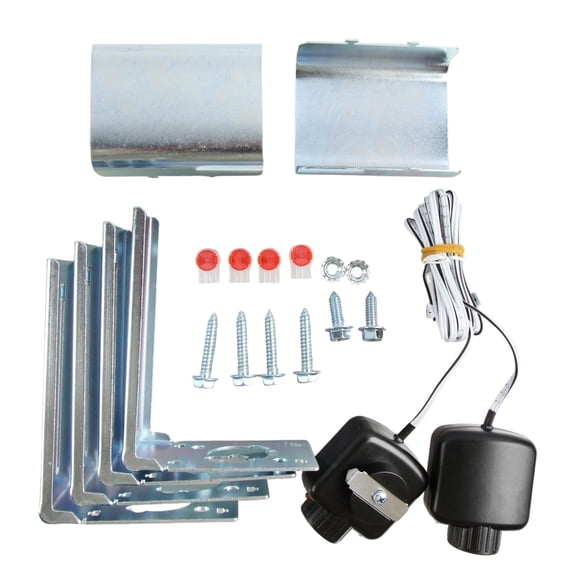 Garage Door Opener Remote Safety Beam Sensor Eyes Replacement with Gate Bracket Kit Assembly for Linear (HAE00002, LSO50, LDO33, LDO50)